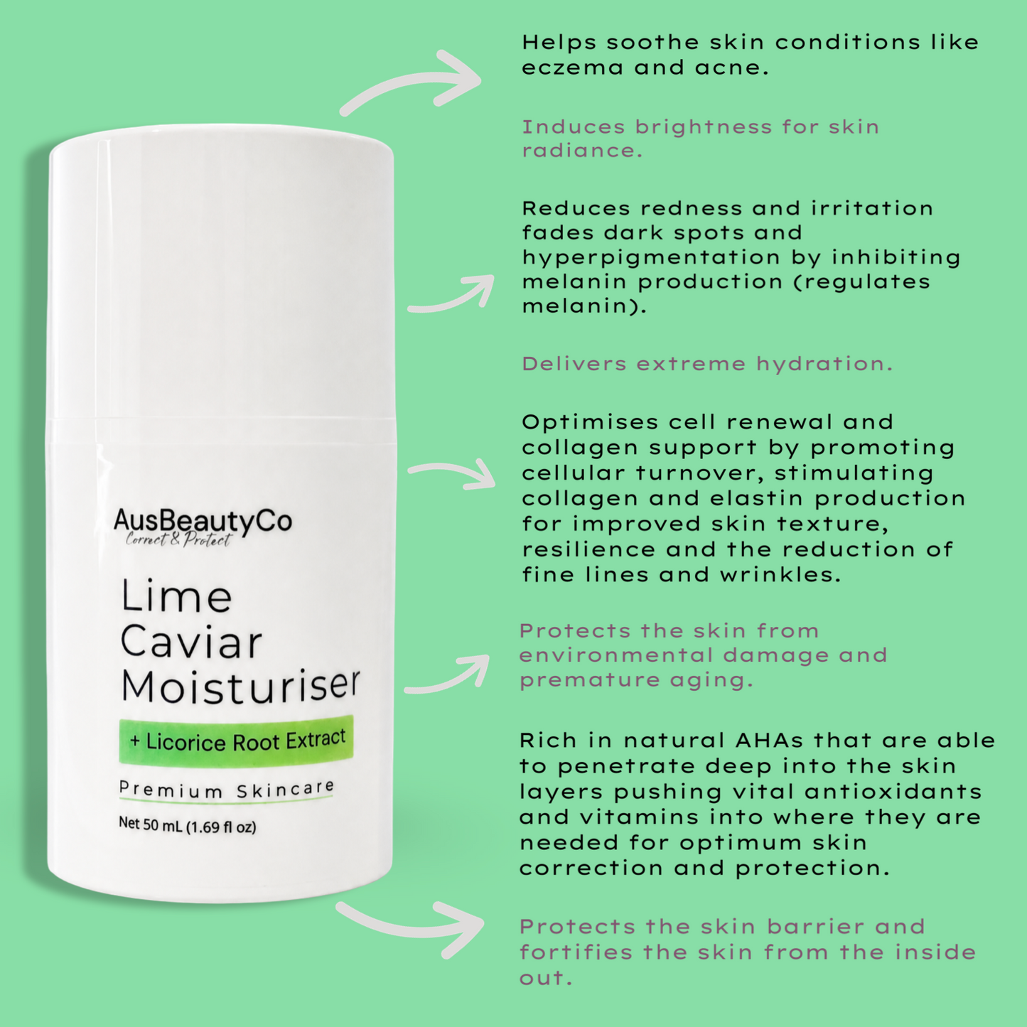 Lime Caviar Face Moisturiser