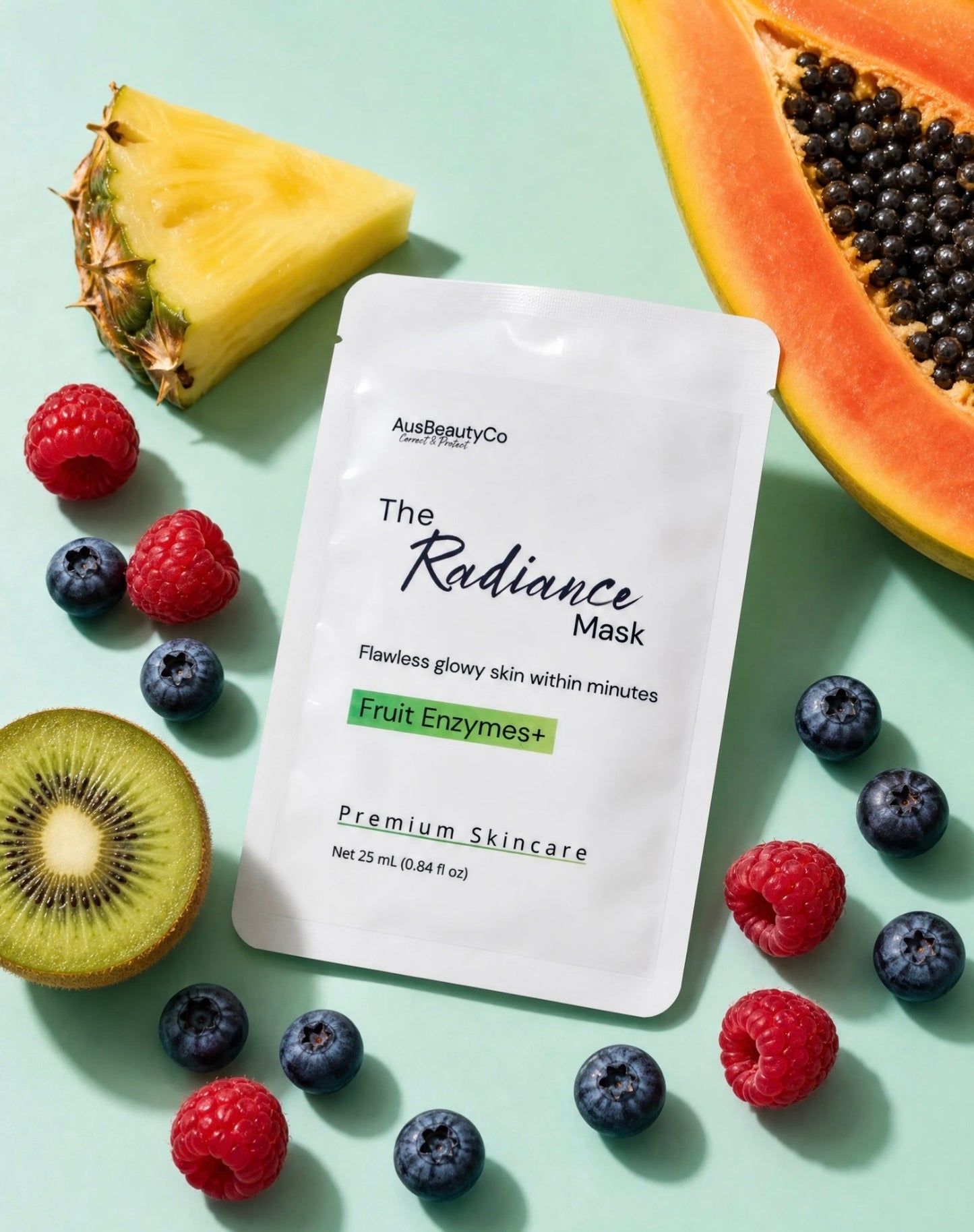 The Radiance Fruit Enzyme Sheet Face Mask