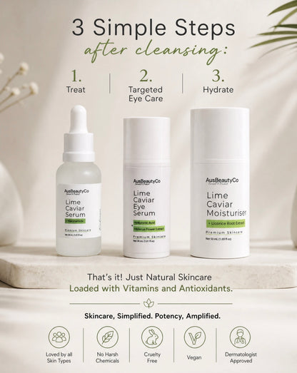 Lime Caviar Radiance Trio