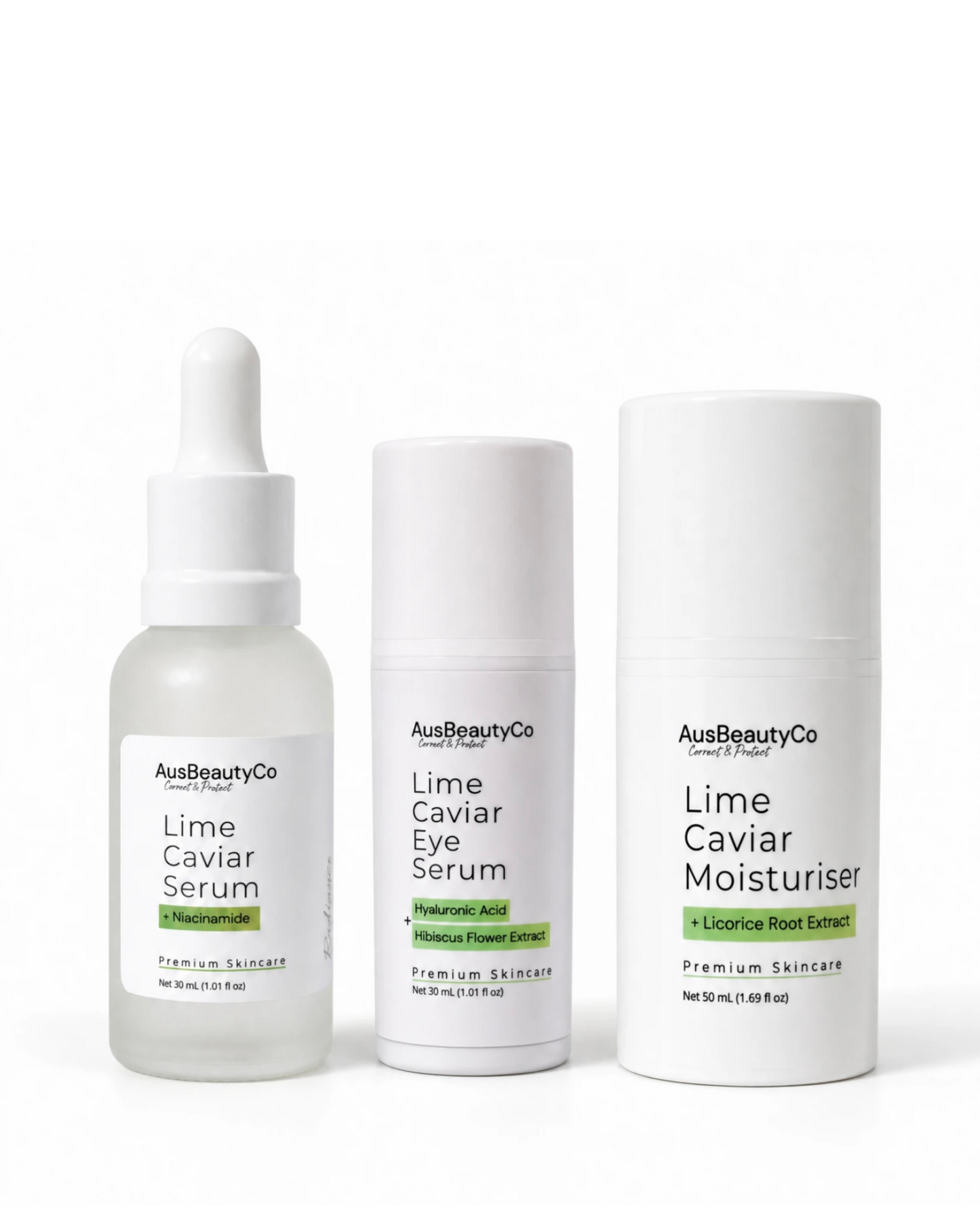 Lime Caviar Radiance Trio