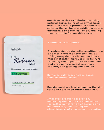 The Radiance Fruit Enzyme Sheet Face Mask