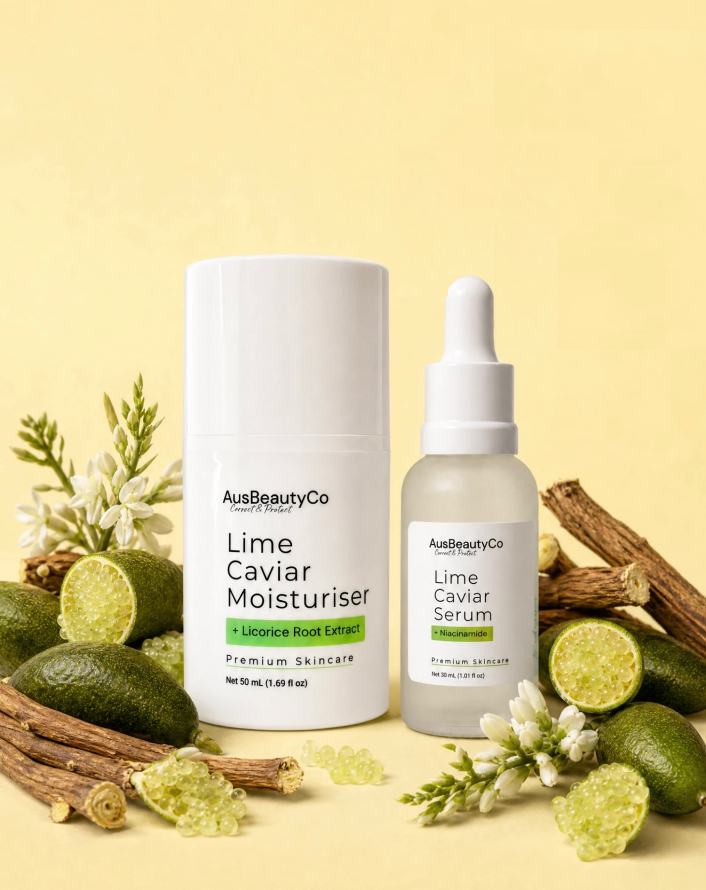 Lime Caviar Duo